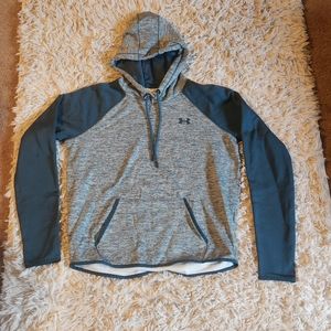 Blue Under Armour Cold Gear Pullover Hoodie